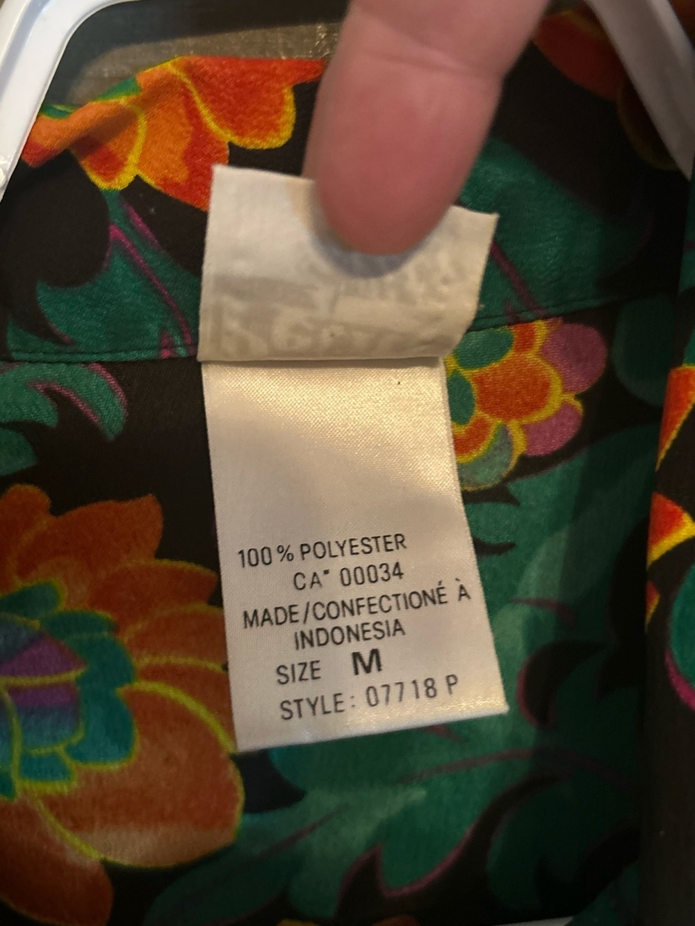 Vintage floral blouse - Picture 7 of 15